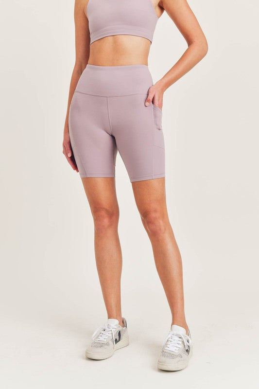 Morning Walk Biker Shorts, Multi